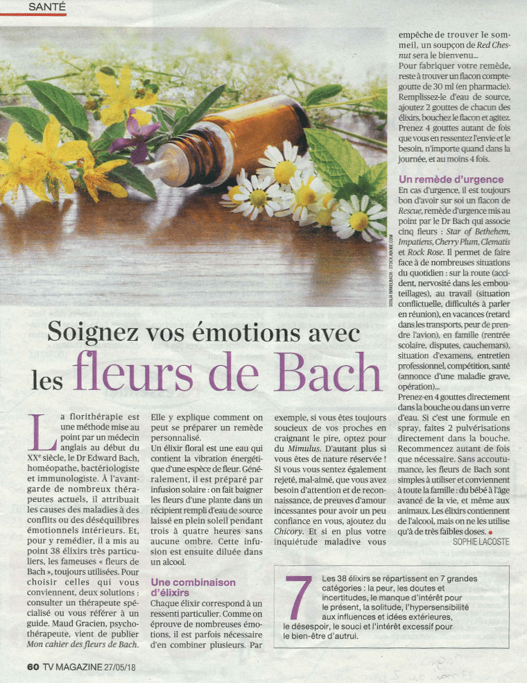Article : Soignez vos émotions avec les Fleurs de Bach